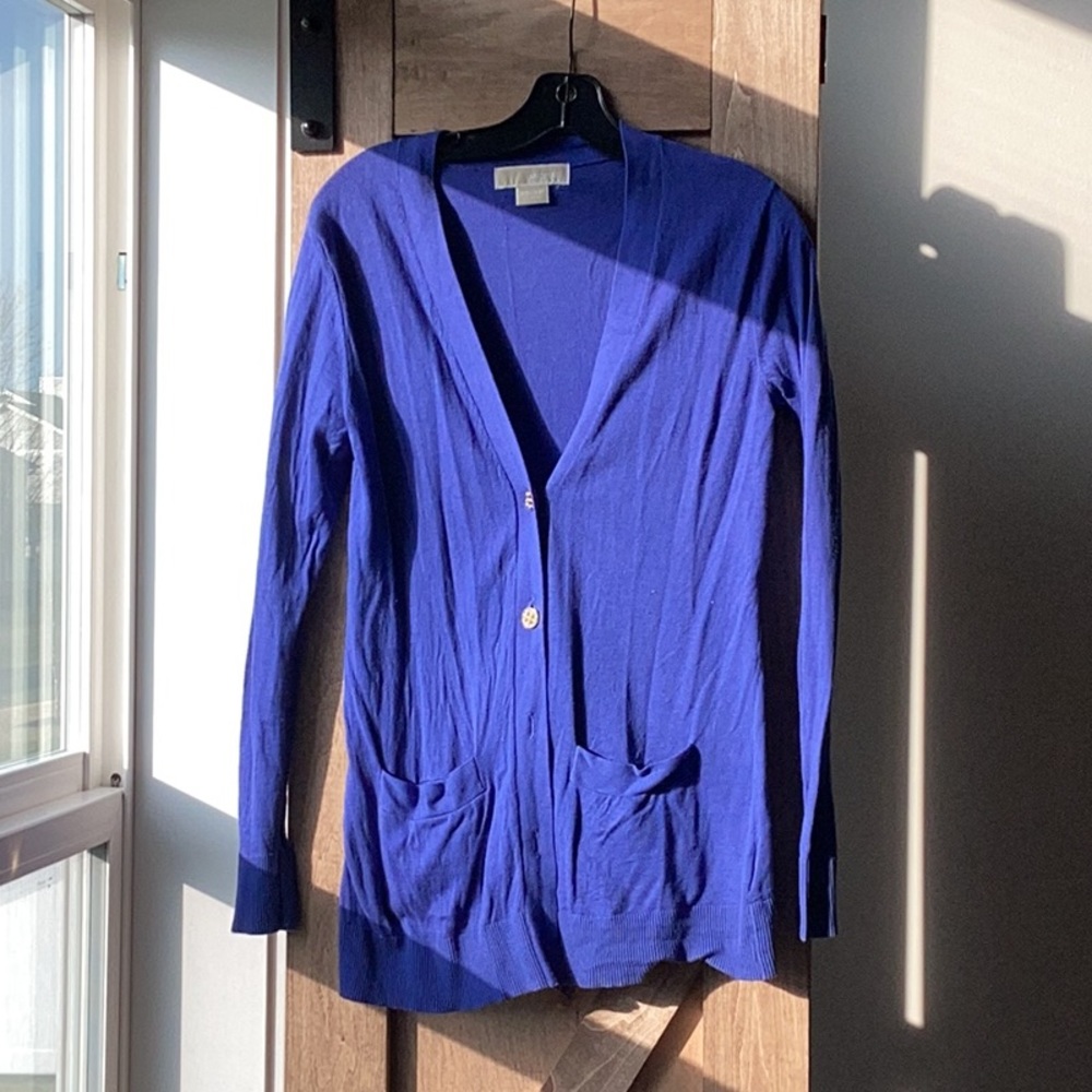 Michael Kors Purple Cardigan